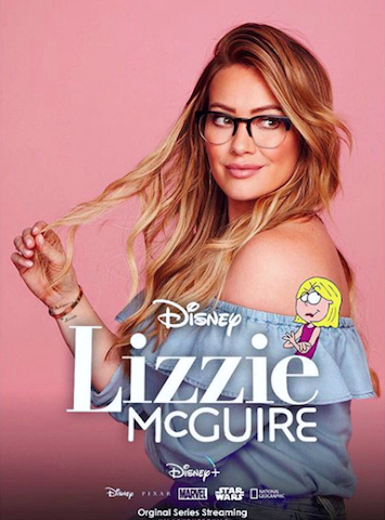 A cover for the new Lizzie McGuire series.