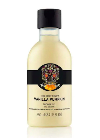 Vanilla pumpkin shower gel by The Body Shop